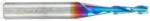 Magnate 46100-K Spektra Up-Cut Spiral Plunge Router Bit - 1/8" Cutting Diameter; 1/2" Cutting Height; 1/4" Shank Diameter; 2" Overall Length; 2 Flute; nACo Ceramic Coating Solid Carbide