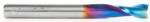 Magnate 46102-K Spektra Up-Cut Spiral Plunge Router Bit - 1/4" Cutting Diameter; 3/4" Cutting Height; 1/4" Shank Diameter; 2-1/2" Overall Length; 2 Flute; nACo Ceramic Coating Solid Carbide