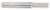 Amana 46110-M Composite Cutting Router Bit - 6.0mm Cutting Diameter; 18mm Cutting Height; 6mm Shank Diameter; 50mm Overall Length; Fine; End Mill Point Diamond Pattern