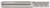 Amana 46112 Composite Cutting Router Bit - 1/4" Cutting Diameter; 3/4" Cutting Height; 1/4" Shank Diameter; 2" Overall Length; Coarse; End Mill Point Diamond Pattern