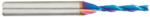 Magnate 46125-K Spektra Up-Cut Spiral Plunge Router Bit - 1/8" Cutting Diameter; 13/16" Cutting Height; 1/4" Shank Diameter; 2-1/2" Overall Length; 2 Flute; nACo Ceramic Coating Solid Carbide