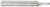 Amana 46139 Compression Spiral Router Bit for MDF - 1/8" Cutting Diameter; 3/8" Cutting Height; 1/4" Shank Diameter; 2-1/2" Overall Length; Single Flute Solid Carbide