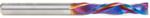 Magnate 46177-K Spektra Compression Spiral 2 Flute Router Bit - 1/4" Cutting Diameter; 1-1/4" Cutting Height; .550" Up-Cut; 1/4" Shank Diameter; 3" Overall Length; nACo Ceramic Coating Solid Carbide