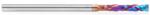 Magnate 46180-K Spektra Compression Spiral 2 Flute Router Bit - 1/8" Cutting Diameter; 13/16" Cutting Height; 7/32" Up-Cut; 1/8" Shank Diameter; 2-1/2" Overall Length; nACo Ceramic Coating Solid Carbide