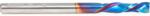 Magnate 46181-K Spektra Compression Spiral 2 Flute Router Bit - 3/16" Cutting Diameter; 1" Cutting Height; 7/32" Up-Cut; 3/16" Shank Diameter; 2-1/2" Overall Length; nACo Ceramic Coating Solid Carbide