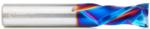 Magnate 46182-K Spektra Compression Spiral 2 Flute Router Bit - 1/2" Cutting Diameter; 1" Cutting Height; 9mm Up-Cut; 1/2" Shank Diameter; 3" Overall Length; nACo Ceramic Coating Solid Carbide