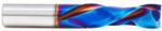 Magnate 46185-K Spektra Compression Spiral 2 Flute Router Bit - 12mm Cutting Diameter; 35mm Cutting Height; 12mm Up-Cut; 12mm Shank Diameter; 76mm Overall Length; nACo Ceramic Coating Solid Carbide