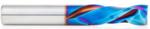 Magnate 46193-K Spektra Compression Spiral 2 Flute Router Bit - 1/2" Cutting Diameter; 1-3/8" Cutting Height; 12mm Up-Cut; 1/2" Shank Diameter; 3-1/2" Overall Length; nACo Ceramic Coating Solid Carbide