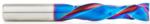 Magnate 46199-K Spektra Compression Spiral 2 Flute Router Bit - 1/2" Cutting Diameter; 2" Cutting Height; 13mm Up-Cut; 1/2" Shank Diameter; 4" Overall Length; nACo Ceramic Coating Solid Carbide