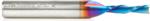 Magnate 46200-K Spektra Down-Cut Spiral Plunge Router Bit - 1/8" Cutting Diameter; 1/2" Cutting Height; 1/4" Shank Diameter; 2" Overall Length; 2 Flute; nACo Ceramic Coating Solid Carbide