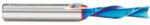 Magnate 46201-K Spektra Down-Cut Spiral Plunge Router Bit - 3/16" Cutting Diameter; 3/4" Cutting Height; 1/4" Shank Diameter; 2" Overall Length; 2 Flute; nACo Ceramic Coating Solid Carbide