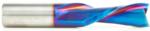 Magnate 46206-K Spektra Down-Cut Spiral Plunge Router Bit - 1/2" Cutting Diameter; 1-1/4" Cutting Height; 1/2" Shank Diameter; 3" Overall Length; 2 Flute; nACo Ceramic Coating Solid Carbide