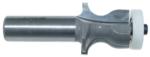 MAGNATE 4621 No-Drip Edge 1/2" Shank Router Bit - 3/8" & 1/4" Radius; 7/8" Cutting Height; 1-1/2" Shank Length; BR-57 Bearing; 1" Overall Diameter 2-Flute Carbide Tipped