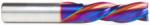 Magnate 46216-K Spektra Down-Cut Spiral Plunge Router Bit - 1/2" Cutting Diameter; 1-1/2" Cutting Height; 1/2" Shank Diameter; 3-1/2" Overall Length; 3 Flute; nACo Ceramic Coating Solid Carbide