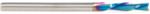 Magnate 46227-K Spektra Down-Cut Spiral Plunge Router Bit - 1/8" Cutting Diameter; 1/2" Cutting Height; 1/8" Shank Diameter; 2" Overall Length; 2 Flute; nACo Ceramic Coating Solid Carbide