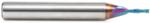 Magnate 46233-K Spektra Down-Cut Spiral Plunge Router Bit - 1/16" Cutting Diameter; 3/16" Cutting Height; 1/4" Shank Diameter; 2" Overall Length; 2 Flute; nACo Ceramic Coating Solid Carbide
