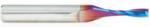 Magnate 46241-K Spektra Up-Cut Spiral Plunge Router Bit - 1/8" Cutting Diameter; 1/2" Cutting Height; 1/4" Shank Diameter; 2" Overall Length; 2 Flute; nACo Ceramic Coating Solid Carbide