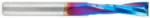 Magnate 46248-K Spektra Up-Cut Spiral Plunge Router Bit - 1/4" Cutting Diameter; 1" Cutting Height; 1/4" Shank Diameter; 2-1/2" Overall Length; 2 Flute; nACo Ceramic Coating Solid Carbide