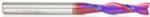 Magnate 46316-K Spektra Up-Cut Spiral Plunge Router Bit - 1/4" Cutting Diameter; 1-1/8" Cutting Height; 1/4" Shank Diameter; 3" Overall Length; 2 Flute; nACo Ceramic Coating Solid Carbide