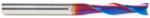 Magnate 46321-K Spektra Up-Cut Spiral Plunge Router Bit - 1/4" Cutting Diameter; 1-1/4" Cutting Height; 1/4" Shank Diameter; 3" Overall Length; 2 Flute; nACo Ceramic Coating Solid Carbide