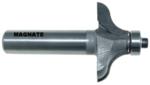 MAGNATE 4635 Table Top Edge Router Bit, Traditional - 9/16" Cutting Depth; 5/8" Cutting Height; 1/2" Shank Diameter; 2" Shank Length; 1-5/8" Overall Diameter; 2-Flute Carbide Tipped