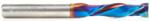 Magnate 46350-K Spektra Compression Spiral 2 Flute Router Bit - 1/4" Cutting Diameter; 1" Cutting Height; 1/8" Up-Cut; 1/4" Shank Diameter; 2-1/2" Overall Length; nACo Ceramic Coating Solid Carbide