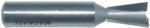 MAGNATE 464 8 Degree Dovetail Router Bit - 1/2" Cutting Diameter; 13/16" Cutting Height; 1/2" Shank Diameter; 2-3/4" Overall Length; Compatible for Leigh Dovetail; 2-Flute Carbide Tipped