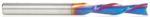 Magnate 46416-K Spektra Down-Cut Spiral Plunge Router Bit - 1/4" Cutting Diameter; 1-1/8" Cutting Height; 1/4" Shank Diameter; 3" Overall Length; 2 Flute; nACo Ceramic Coating Solid Carbide