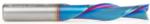 Magnate 46420-K Spektra Down-Cut Spiral Plunge Router Bit - 3/8" Cutting Diameter; 1-1/4" Cutting Height; 3/8" Shank Diameter; 3" Overall Length; 2 Flute; nACo Ceramic Coating Solid Carbide