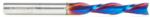 Magnate 46421-K Spektra Down-Cut Spiral Plunge Router Bit - 1/4" Cutting Diameter; 1-1/4" Cutting Height; 1/4" Shank Diameter; 3" Overall Length; 2 Flute; nACo Ceramic Coating Solid Carbide