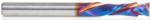 Magnate 46700-K Spektra Compression Spiral 2 Flute Router Bit - 1/4" Cutting Diameter; 7/8" Cutting Height; 7mm Up-Cut; 1/4" Shank Diameter; 2-1/2" Overall Length; nACo Ceramic Coating Solid Carbide