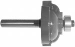 MAGNATE 4702 Classic Cove Router Bit - 1/4" Radius; 1/4" Shank Diameter; 5/8" Cutting Length; 1-3/8" Overall Diameter; 1-1/4" Shank Length; 2-Flute Carbide Tipped