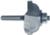 MAGNATE 4703 Classic Cove Router Bit - 5/16" Radius; 1/4" Shank Diameter; 11/16" Cutting Length; 1-1/2" Overall Diameter; 1-1/4" Shank Length; 2-Flute Carbide Tipped