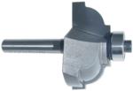 MAGNATE 4703 Classic Cove Router Bit - 5/16" Radius; 1/4" Shank Diameter; 11/16" Cutting Length; 1-1/2" Overall Diameter; 1-1/4" Shank Length; 2-Flute Carbide Tipped