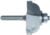 MAGNATE 4704 Classic Cove Router Bit - 3/8" Radius; 1/4" Shank Diameter; 3/4" Cutting Length; 1-5/8" Overall Diameter; 1-1/4" Shank Length; 2-Flute Carbide Tipped