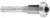 Amana 47190 Overhang Trim Router Bit - 1/2" Cutting Height; 1/4" Shank Diameter; 1/8" Overhang Depth; 3/8" Small Diameter; 2" Overall Length; 2 Flute with Ball Bearing, Carbide Tipped