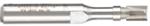 Amana 47222-S Template Plunge 2-Flute Router Bit - 3/16" Cutting Diameter; 1/4" Cutting Height; 1/4" Shank Diameter; 1-3/4" Overall Length; 47775 Bearing; With Upper Ball Bearing, Carbide Tipped