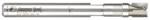 Amana 47224-S Template Plunge 2-Flute Router Bit - 1/4" Cutting Diameter; 1/4" Cutting Height; 1/4" Shank Diameter; 2-1/2" Overall Length; 47723 Bearing; With Upper Ball Bearing, Carbide Tipped