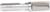 Amana 47229 Template Plunge 2-Flute Router Bit - 5/8" Cutting Diameter; 1-1/4" Cutting Height; 1/2" Shank Diameter; 3-1/2" Overall Length; 47713 Bearing; With Upper Ball Bearing, Carbide Tipped