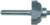 MAGNATE 4761 Special Cove Carbide Tipped Router Bit - 3/16" Radius; 1/4" Shank Diameter; 1/2" Cutting Length; 1-1/8" Overall Diameter; 1-1/2" Shank Length; 2-Flute Carbide Tipped