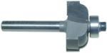 MAGNATE 4761 Special Cove Carbide Tipped Router Bit - 3/16" Radius; 1/4" Shank Diameter; 1/2" Cutting Length; 1-1/8" Overall Diameter; 1-1/2" Shank Length; 2-Flute Carbide Tipped