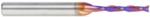 Magnate 48116-K Spektra Up-Cut Spiral Plunge Router Bit - 3mm Cutting Diameter; 20mm Cutting Height; 6mm Shank Diameter; 63mm Overall Length; 2 Flute; nACo Ceramic Coating Solid Carbide