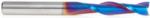 Magnate 48120-K Spektra Up-Cut Spiral Plunge Router Bit - 6mm Cutting Diameter; 25mm Cutting Height; 6mm Shank Diameter; 63mm Overall Length; 2 Flute; nACo Ceramic Coating Solid Carbide