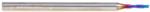 Magnate 48212-K Spektra Down-Cut Spiral Plunge Router Bit - 1.5mm Cutting Diameter; 6mm Cutting Height; 3mm Shank Diameter; 50mm Overall Length; 2 Flute; nACo Ceramic Coating Solid Carbide