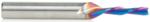 Magnate 48214-K Spektra Down-Cut Spiral Plunge Router Bit - 3mm Cutting Diameter; 12mm Cutting Height; 6mm Shank Diameter; 50mm Overall Length; 2 Flute; nACo Ceramic Coating Solid Carbide