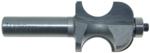 MAGNATE 4828 Bead & Cove 1/2" Shank Router Bit, 1-1/2" Shank Length - 1-7/16" Cutting Height; 3/8", 3/8" Radius (Bead, Cove); 1-1/4" Overall Diameter; BR-03 Bearing; 2-Flute Carbide Tipped
