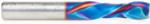 Magnate 48306-K Spektra Compression Spiral 2 Flute Router Bit - 8mm Cutting Diameter; 25mm Cutting Height; 11mm Up-Cut; 8mm Shank Diameter; 64mm Overall Length; nACo Ceramic Coating Solid Carbide