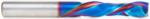 Magnate 48308-K Spektra Compression Spiral 2 Flute Router Bit - 8mm Cutting Diameter; 32mm Cutting Height; 11mm Up-Cut; 8mm Shank Diameter; 71mm Overall Length; nACo Ceramic Coating Solid Carbide