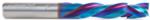 Magnate 48325-K-M Spektra Compression Spiral 3 Flute Router Bit - 8mm Cutting Diameter; 32mm Cutting Height; 11mm Up-Cut; 8mm Shank Diameter; 71mm Overall Length; nACo Ceramic Coating Solid Carbide