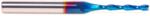 Magnate 48331-K Spektra Up-Cut Spiral Plunge Router Bit - 1/8" Cutting Diameter; 1" Cutting Height; 1/4" Shank Diameter; 3" Overall Length; 2 Flute; nACo Ceramic Coating Solid Carbide